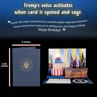 Donald Pop Up Birthday Card with Light & Sound