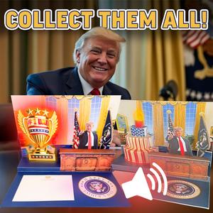 Donald Trump Pop Up Father's Card with Light & Sound