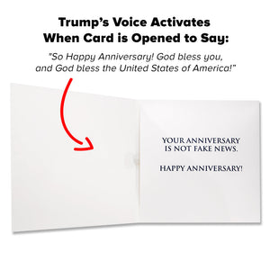 Talking Trump Anniversary Card