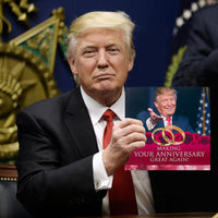 Talking Trump Anniversary Card
