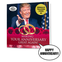 Talking Trump Anniversary Card
