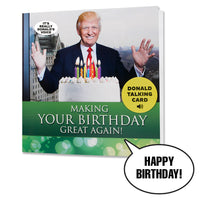 NEW Talking Trump Birthday Card
