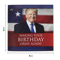 Talking Trump Birthday Card
