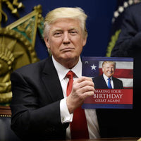 Talking Trump Birthday Card
