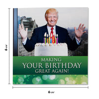 NEW Talking Trump Birthday Card
