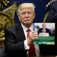 NEW Talking Trump Birthday Card
