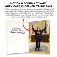 Dancing Donald MOTION & SOUND Birthday Card