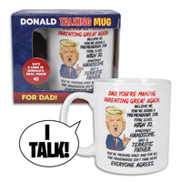 Donald Trump Talking Coffee Mug for Dad
