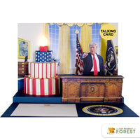 Donald Trump Pop Up Birthday Card with Light & Sound
