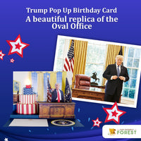 Donald Trump Pop Up Birthday Card with Light & Sound
