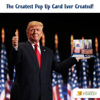 Donald Trump Pop Up Birthday Card with Light & Sound
