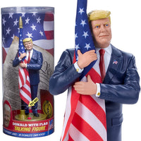 Donald with Flag Talking Figure