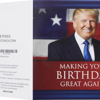 Talking Trump Birthday Card