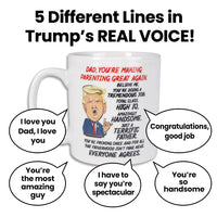 Donald Trump Talking Coffee Mug for Dad