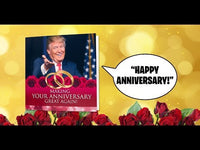 Talking Trump Anniversary Card
